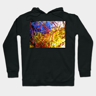 The Red Bush - Photograph of Mixed Media Work Hoodie